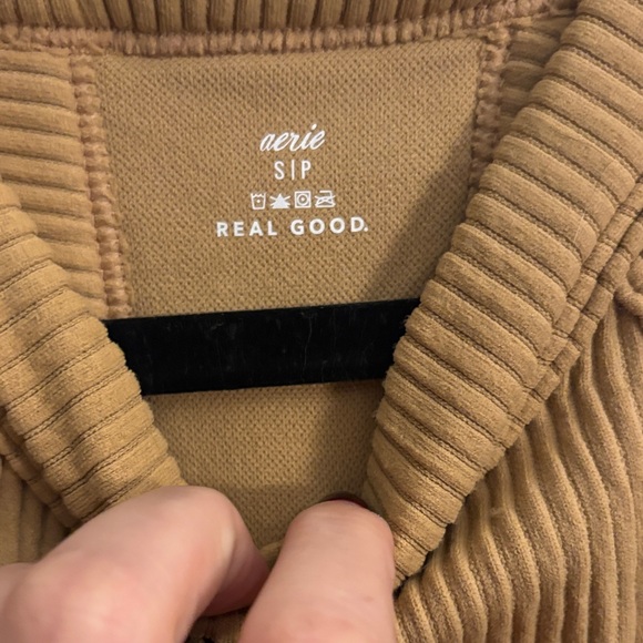 Aerie Camel Ribbed Tank Top - Picture 2 of 3